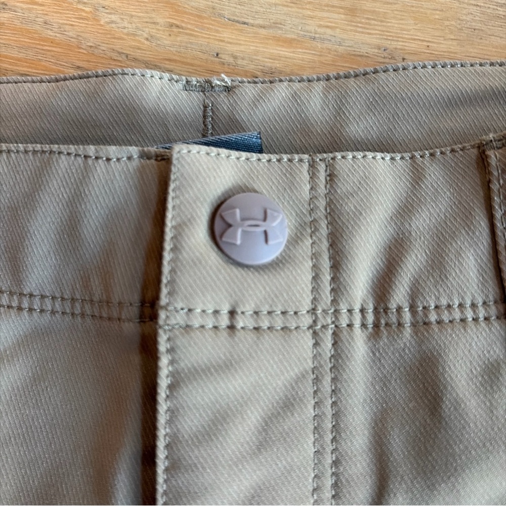 Under Armour Boys Chino Golf Pants Khaki Size 6 Youth - Picture 3 of 9